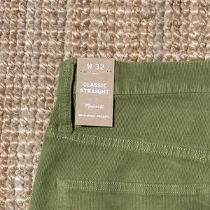 Madewell Corduroys NWT